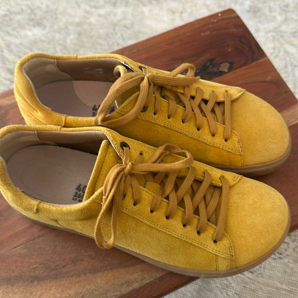 Birkenstock Men’s/Ladies  Bend Low Shoes Suede Yellow